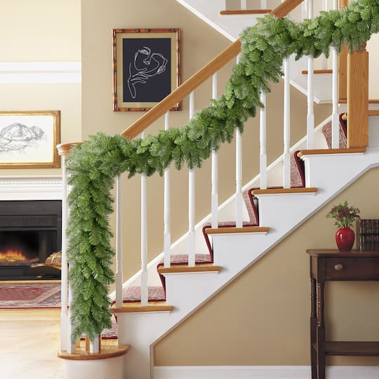 20ft. Unlit Artificial Berkshire Fir Garland